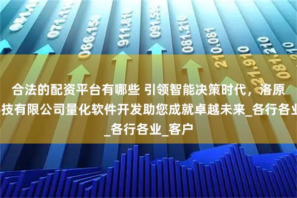 合法的配资平台有哪些 引领智能决策时代，洛原网络科技有限公司量化软件开发助您成就卓越未来_各行各业_客户